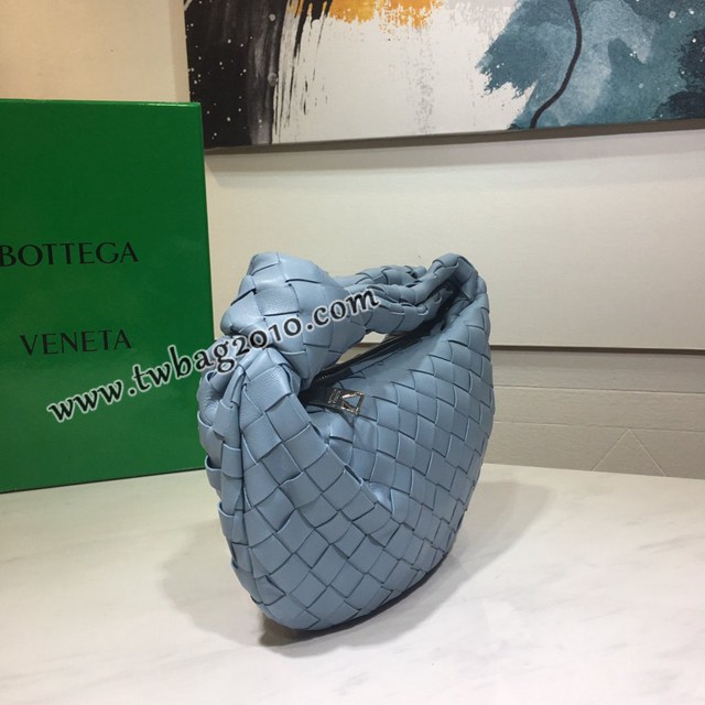 Bottega veneta高端女包 98080 寶緹嘉小號羊皮手工編織女包 BV爆款jodie新版本2代編織打結圓形hobo包  gxz1148